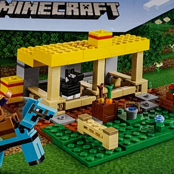 Lego Minecraft The Horse Stable Set 21171 Brand New Retired Limited Edition - Picture 4 of 16